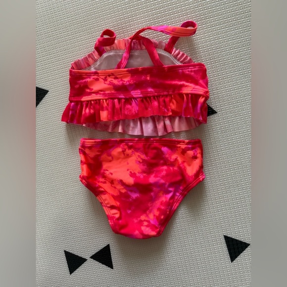 Cat & Jack|Baby girl bikini,toddler two piece swim suit with smocking•••Size 2T - Picture 4 of 6